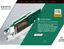 Tablet Screenshot of kryptis.com